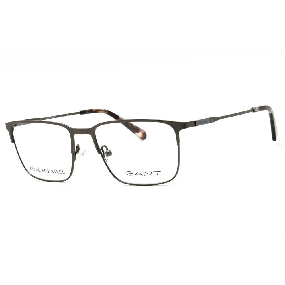 NWT Gant GA3241 Dark Nickeltin Rectangle 53mm Eyeglasses